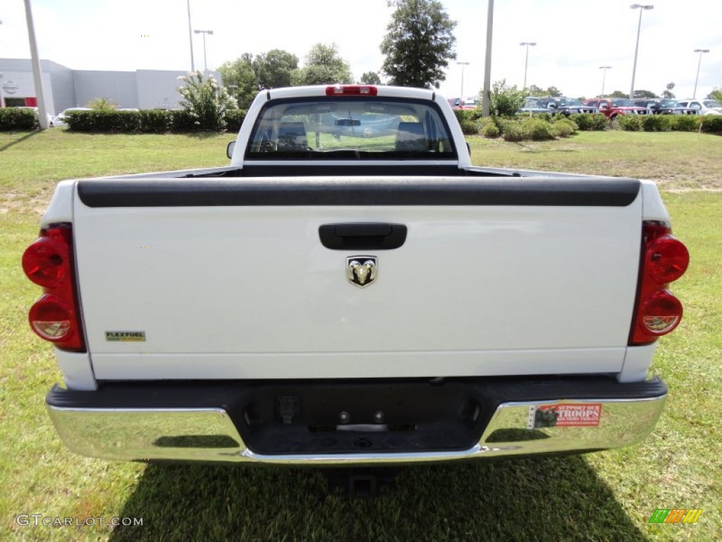 2007 Ram 1500 ST Regular Cab - Bright White / Medium Slate Gray photo #7