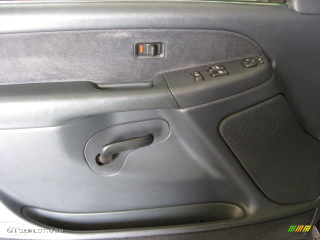 2002 Silverado 1500 LS Extended Cab 4x4 - Medium Charcoal Gray Metallic / Graphite Gray photo #16