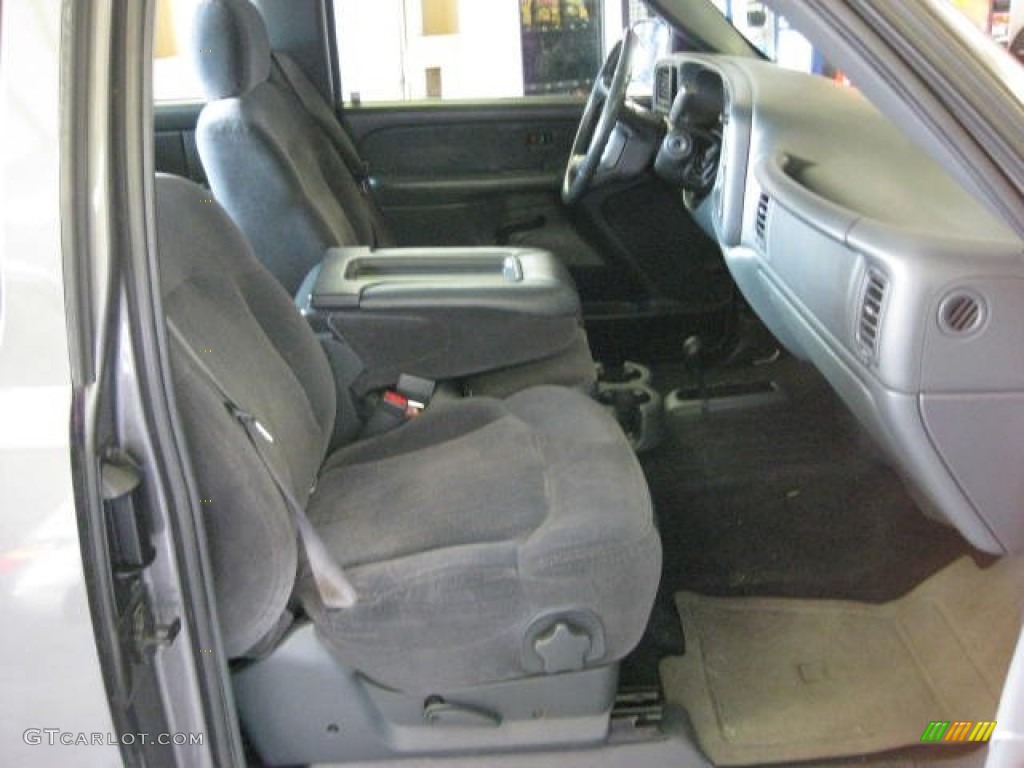 2002 Silverado 1500 LS Extended Cab 4x4 - Medium Charcoal Gray Metallic / Graphite Gray photo #20