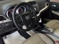 2011 Dodge Journey Black/Light Frost Beige Interior Prime Interior Photo