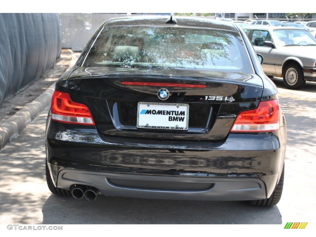 2012 1 Series 135i Coupe - Jet Black / Black photo #11