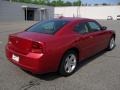 2007 Inferno Red Crystal Pearl Dodge Charger SXT  photo #4