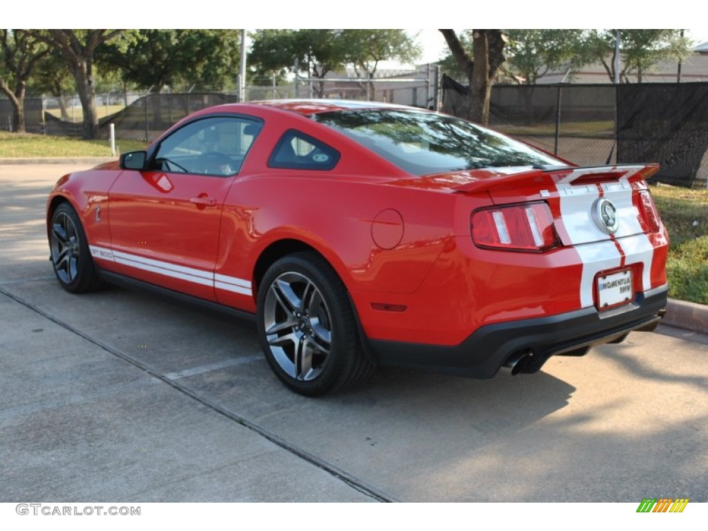 2011 Mustang Shelby GT500 Coupe - Race Red / Charcoal Black/White photo #18