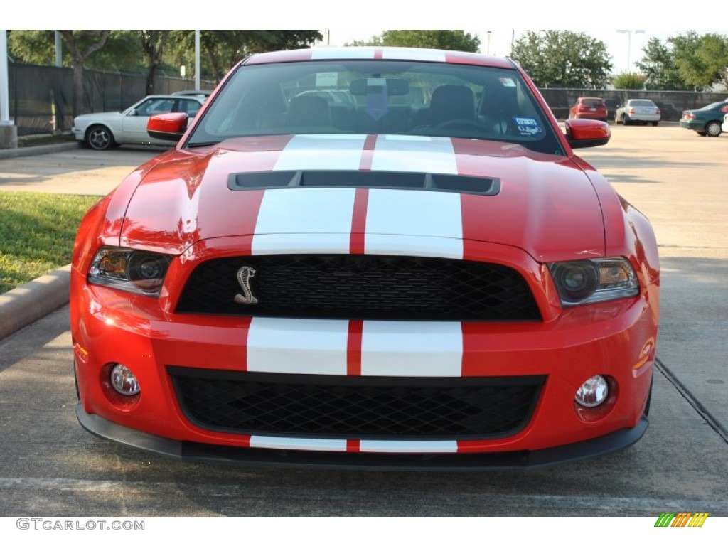 Race Red 2011 Ford Mustang Shelby GT500 Coupe Exterior Photo #50193033