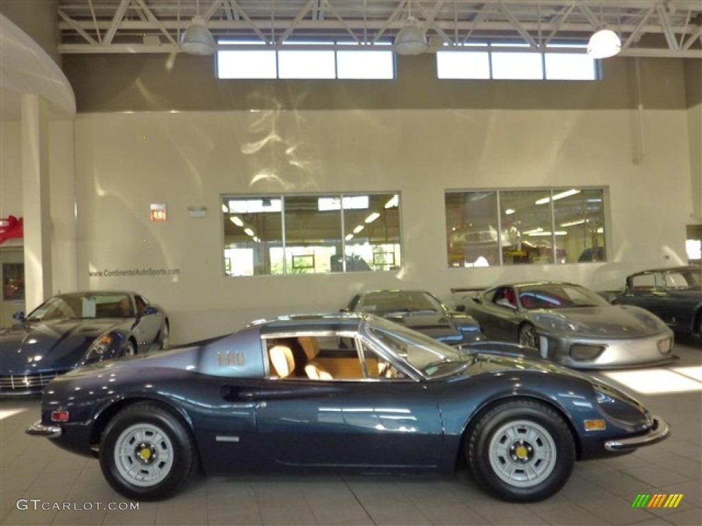 Medium Blue Metallic 1973 Ferrari Dino 246 GTS Exterior Photo #50193387