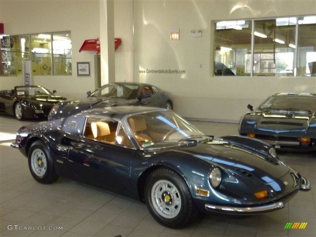 Medium Blue Metallic 1973 Ferrari Dino 246 GTS Exterior Photo #50193405