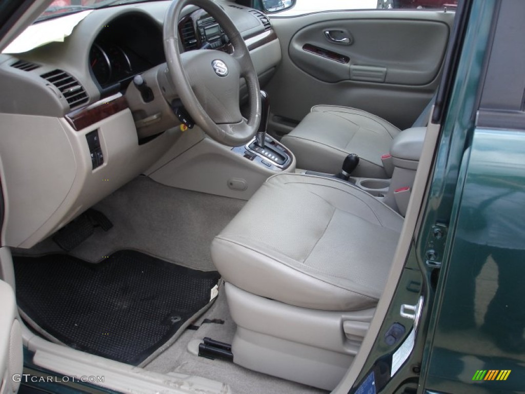 2003 XL7 Limited 4x4 - Grove Green Metallic / Beige photo #10