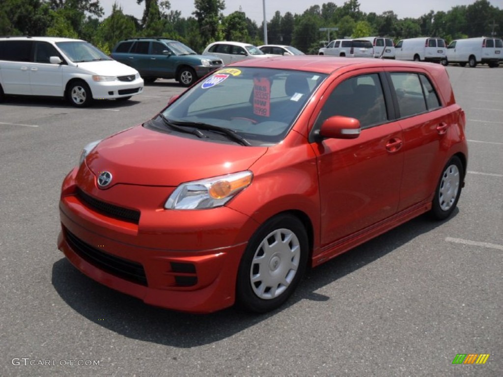 Hot Lava Orange 2008 Scion xD Standard xD Model Exterior Photo #50195466