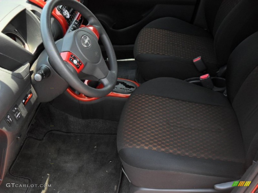 Charcoal Gray/Lava Orange Interior 2008 Scion xD Standard xD Model Photo #50195541