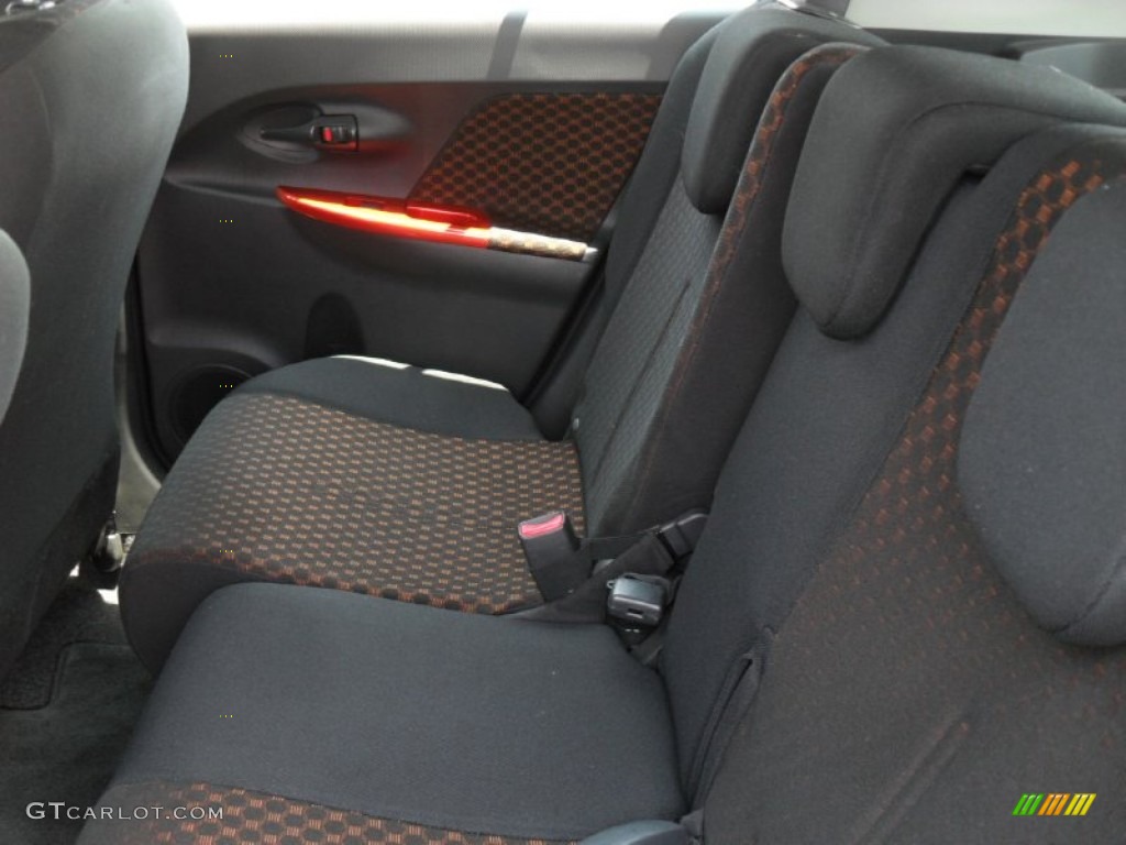 Charcoal Gray Lava Orange Interior 2008 Scion Xd Standard Xd