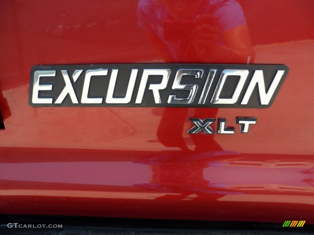 2000 Excursion XLT - Toreador Red Metallic / Medium Parchment photo #24