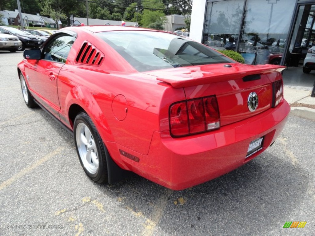 2009 Mustang V6 Premium Coupe - Torch Red / Dark Charcoal photo #4