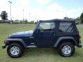 2003 Patriot Blue Jeep Wrangler Sport 4x4  photo #2