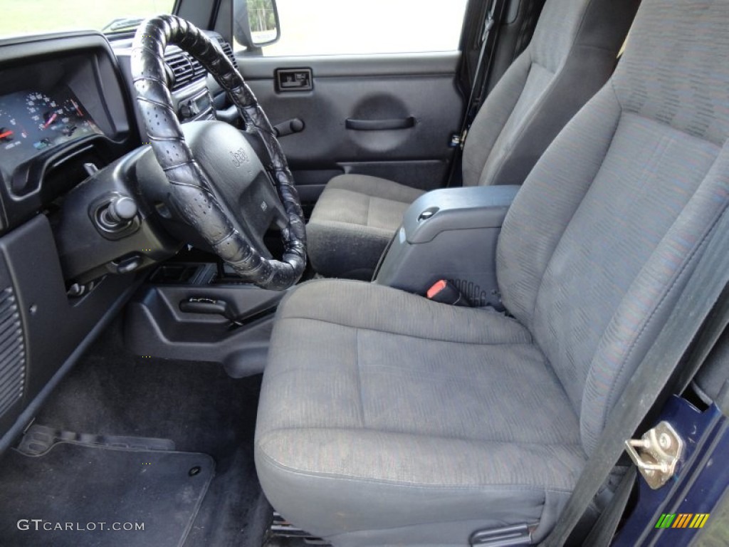 2003 Wrangler Sport 4x4 - Patriot Blue / Dark Slate Gray photo #5