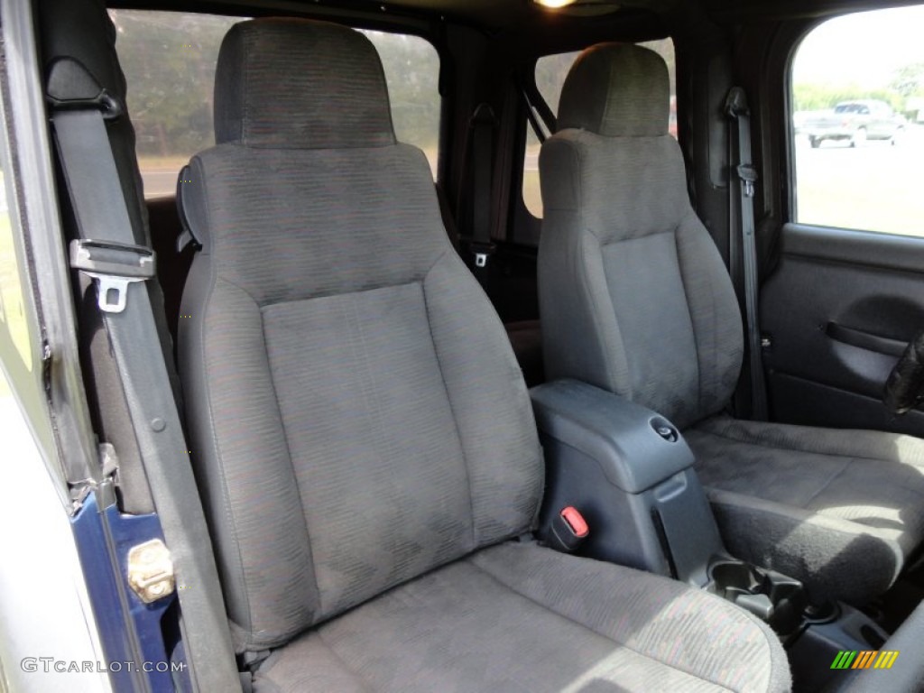 2003 Wrangler Sport 4x4 - Patriot Blue / Dark Slate Gray photo #14