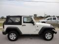 2007 Stone White Jeep Wrangler X 4x4  photo #9