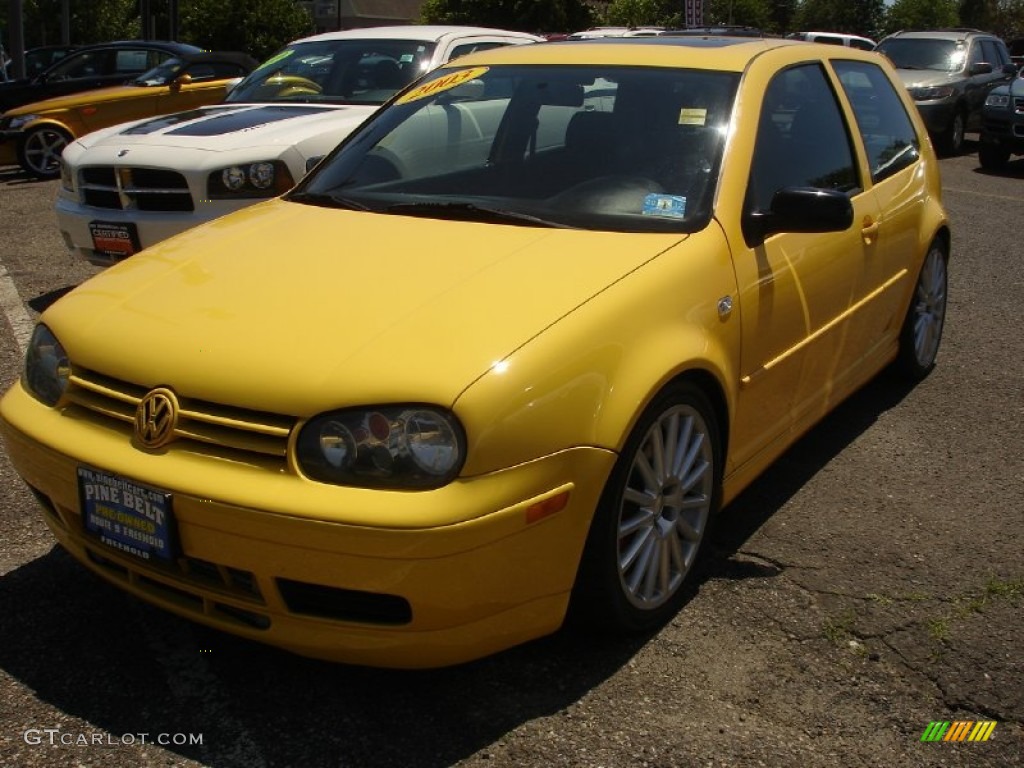 Imola Yellow Volkswagen GTI