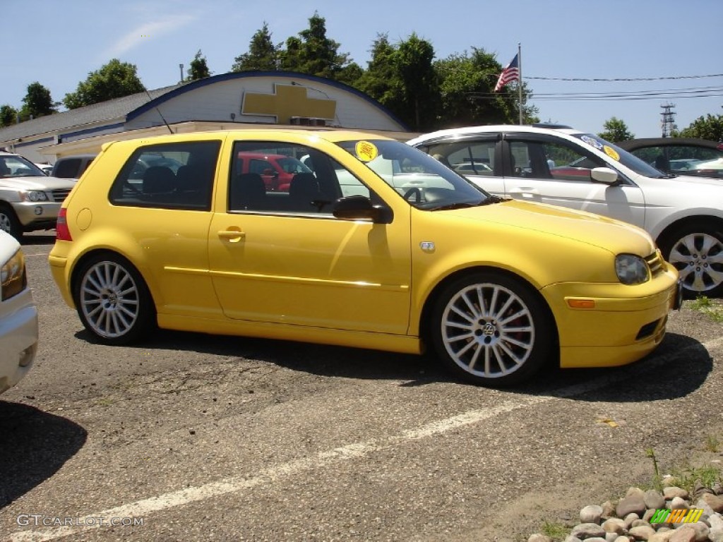 Imola Yellow 2003 Volkswagen GTI 20th Anniversary Exterior Photo #50198406