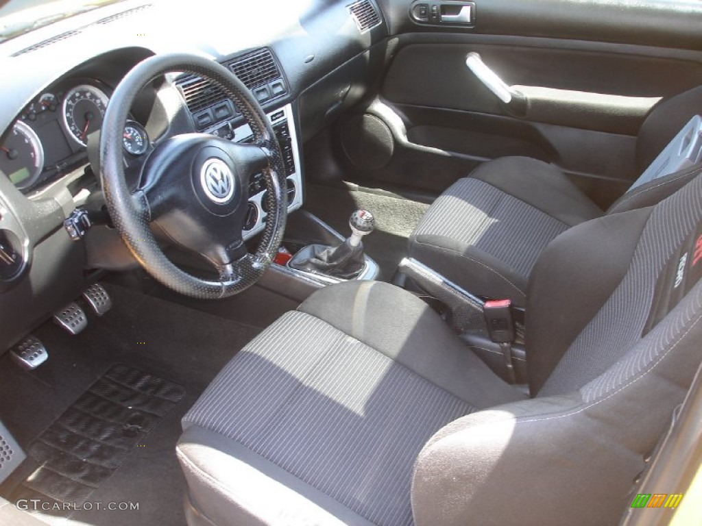 Black Interior 2003 Volkswagen GTI 20th Anniversary Photo #50198433