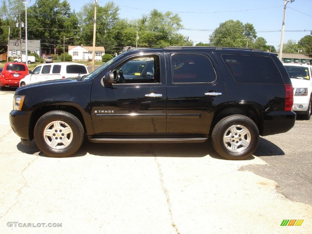 Black 2008 Chevrolet Tahoe LS 4x4 Exterior Photo #50198736