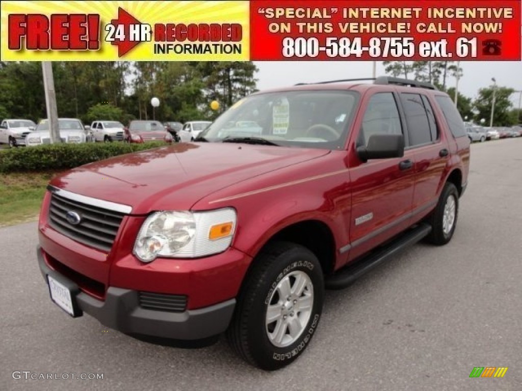 Redfire Metallic Ford Explorer