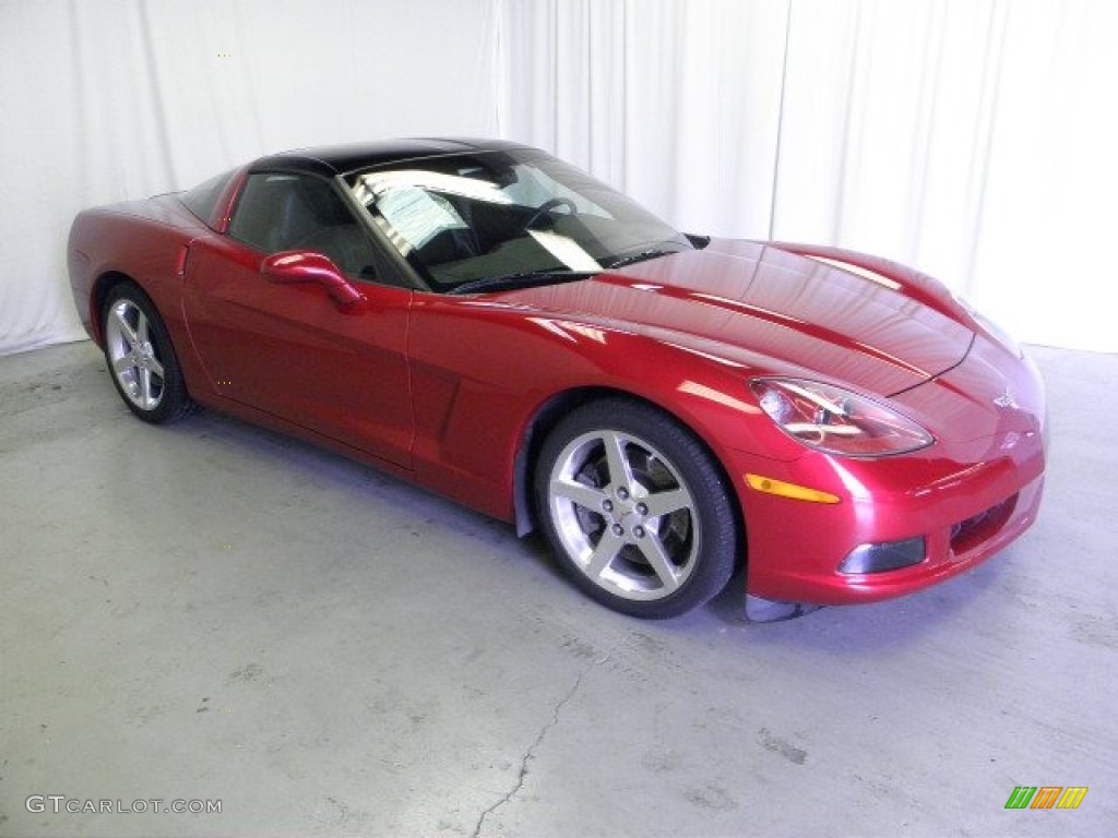 2005 Corvette Coupe - Magnetic Red Metallic / Ebony photo #1