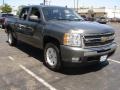 Steel Green Metallic - Silverado 1500 LT Crew Cab 4x4 Photo No. 3