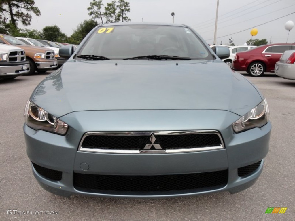 2008 Lancer ES - Aqua Metallic / Black photo #20