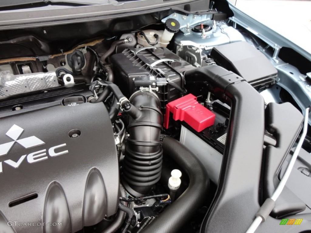 2008 Lancer ES - Aqua Metallic / Black photo #24