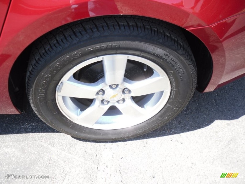 2011 Cruze LT - Crystal Red Metallic Tintcoat / Cocoa/Light Neutral Leather photo #9