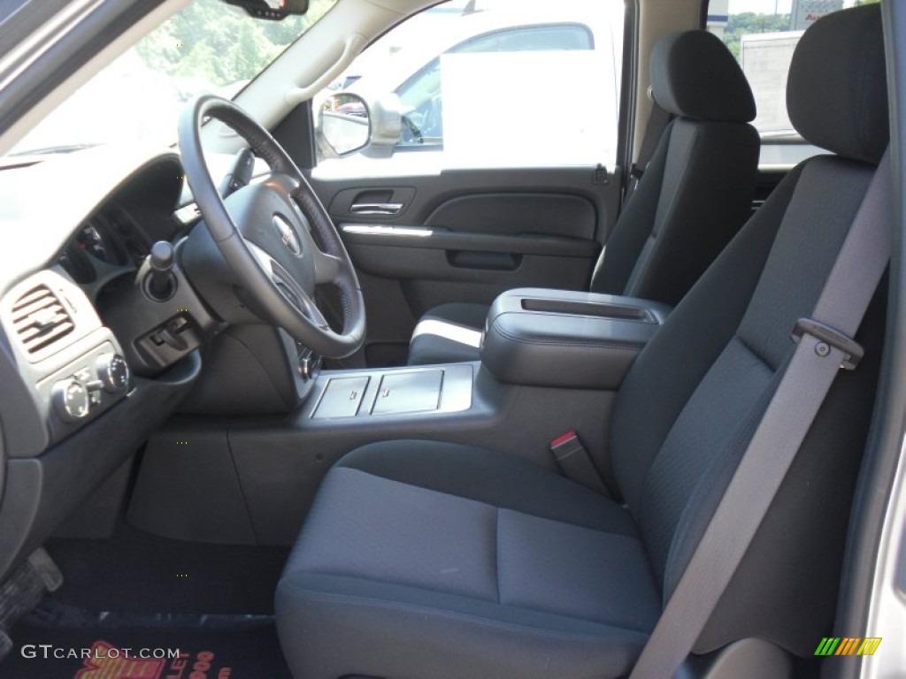 2010 Sierra 1500 SLE Crew Cab 4x4 - Pure Silver Metallic / Ebony photo #4