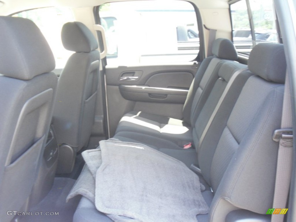 2010 Sierra 1500 SLE Crew Cab 4x4 - Pure Silver Metallic / Ebony photo #5