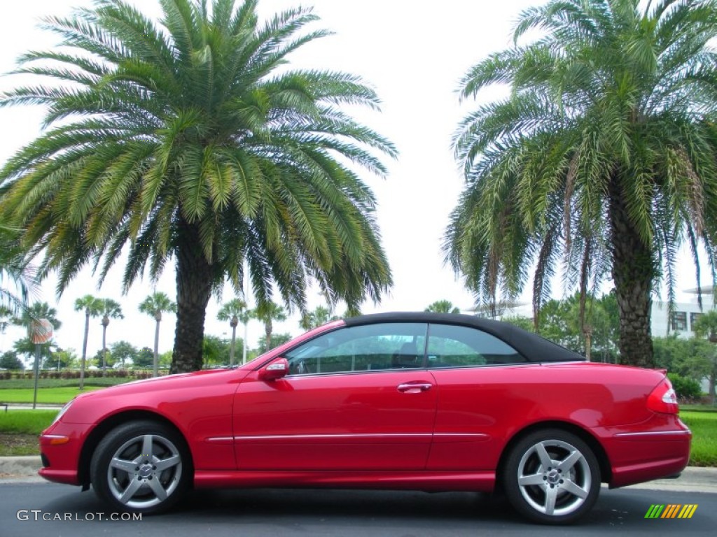 Mars Red 2005 Mercedes-Benz CLK 500 Cabriolet Exterior Photo #50201856