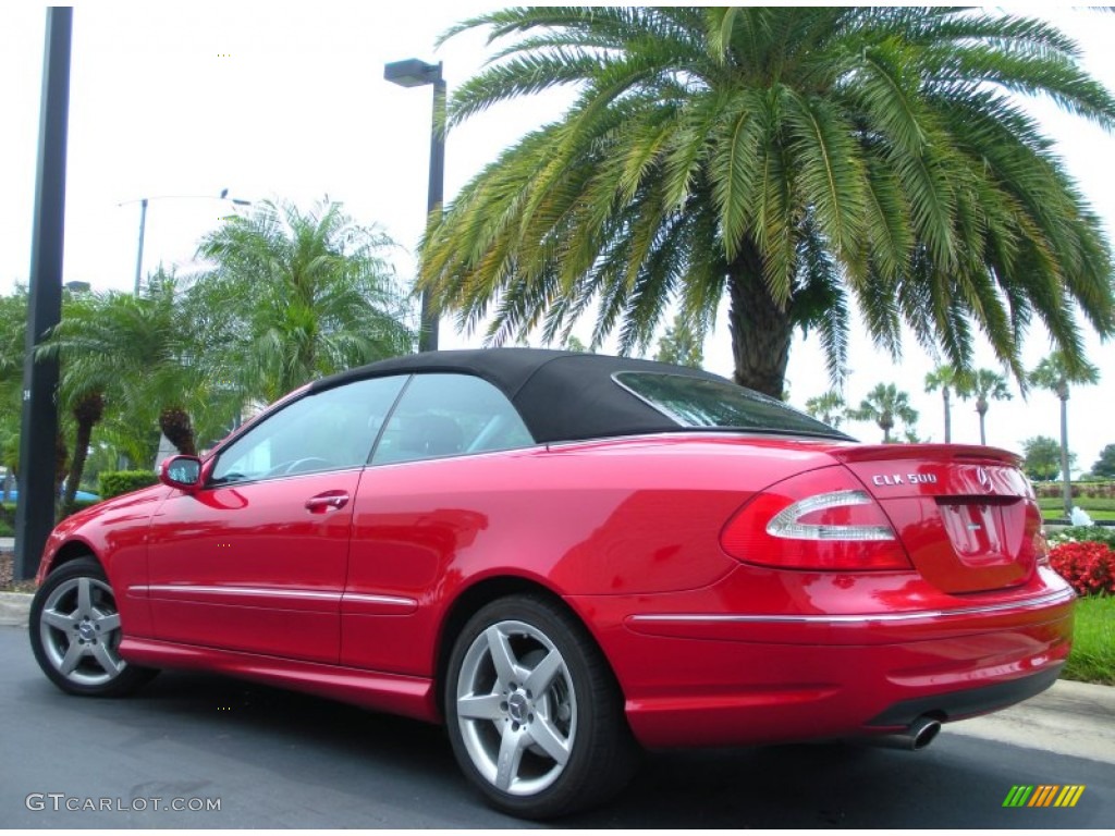 Mars Red 2005 Mercedes-Benz CLK 500 Cabriolet Exterior Photo #50201961