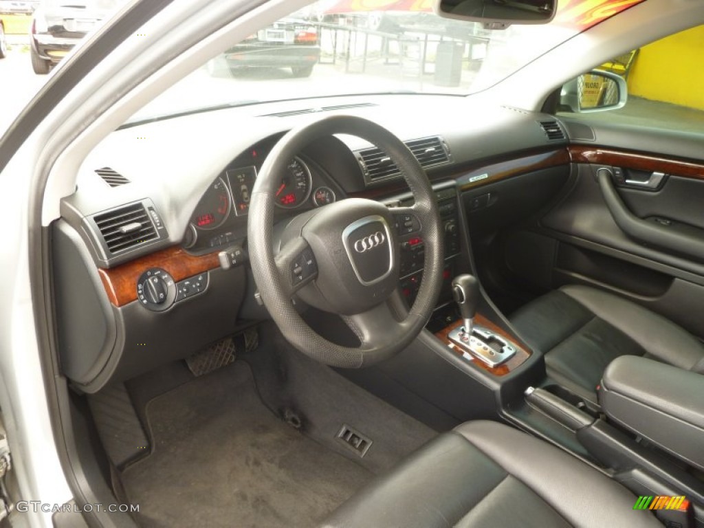 Ebony Interior 2005 Audi A4 3.2 quattro Sedan Photo #50203695