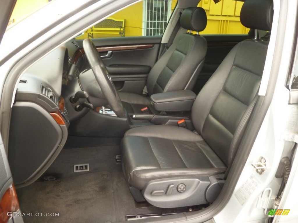 Ebony Interior 2005 Audi A4 3.2 quattro Sedan Photo #50203710