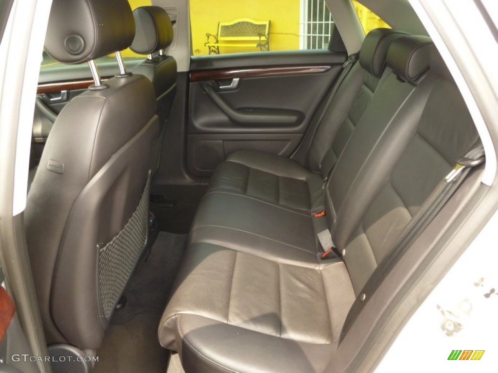 Ebony Interior 2005 Audi A4 3.2 quattro Sedan Photo #50203725