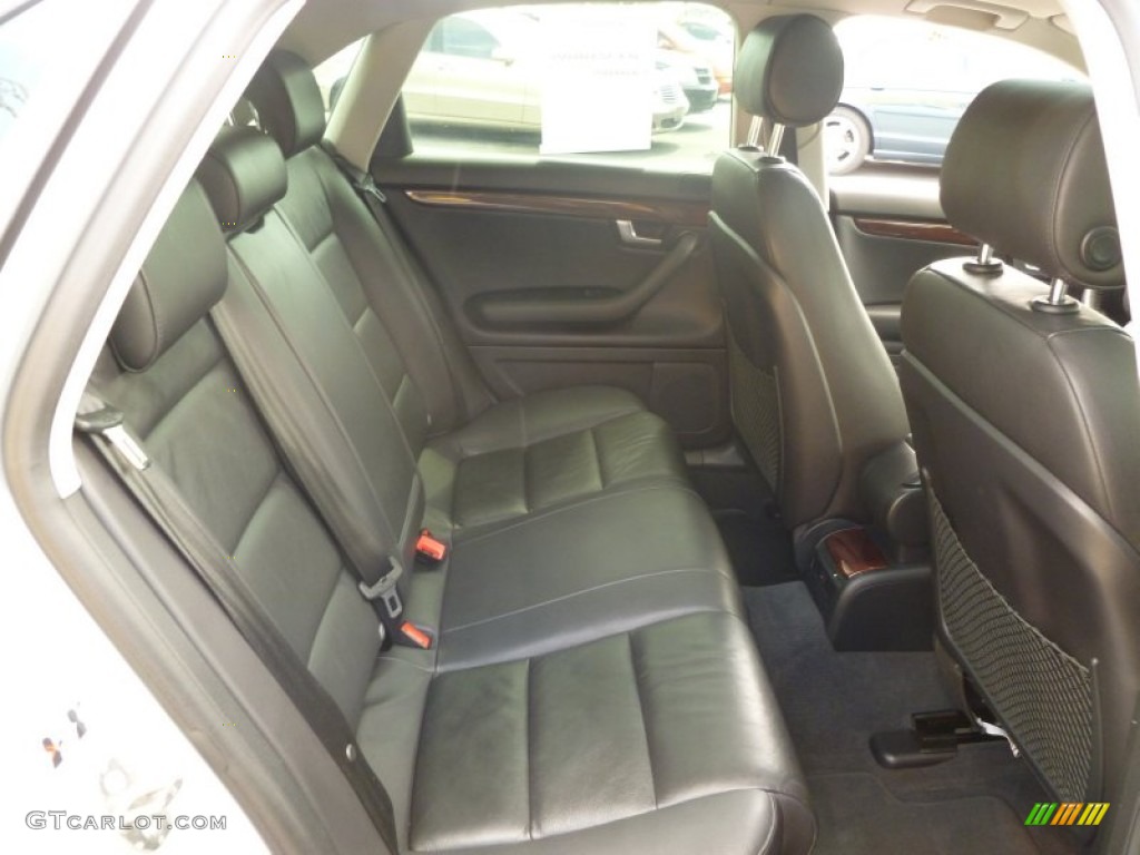 Ebony Interior 2005 Audi A4 3.2 quattro Sedan Photo #50203740