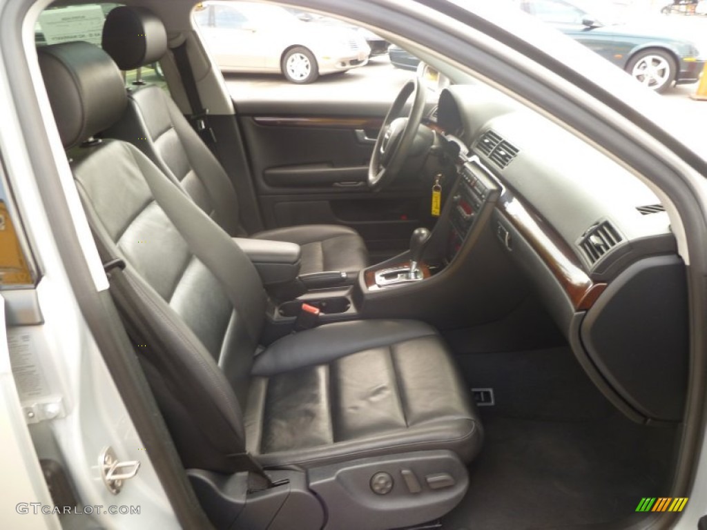 Ebony Interior 2005 Audi A4 3.2 quattro Sedan Photo #50203755