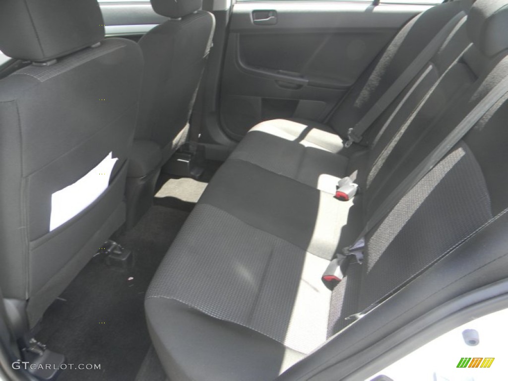 2009 Lancer ES Sport - Wicked White Satin / Black photo #10