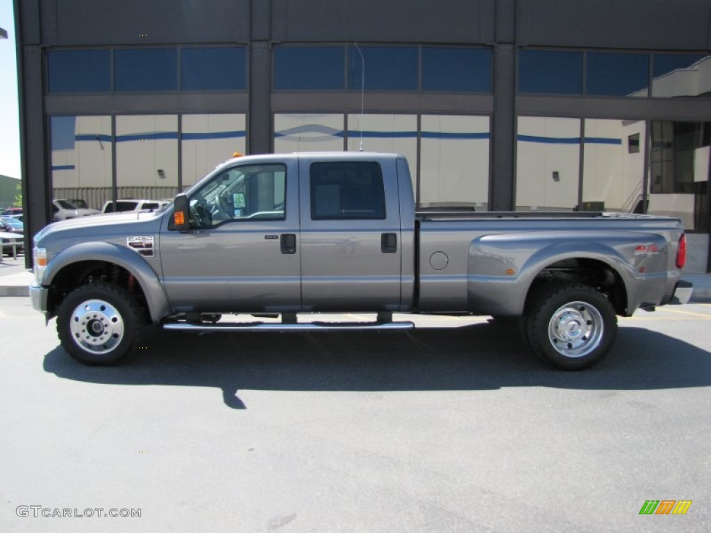 Sterling Grey Metallic 2009 Ford F450 Super Duty Lariat Crew Cab 4x4 Dually Exterior Photo #50204808