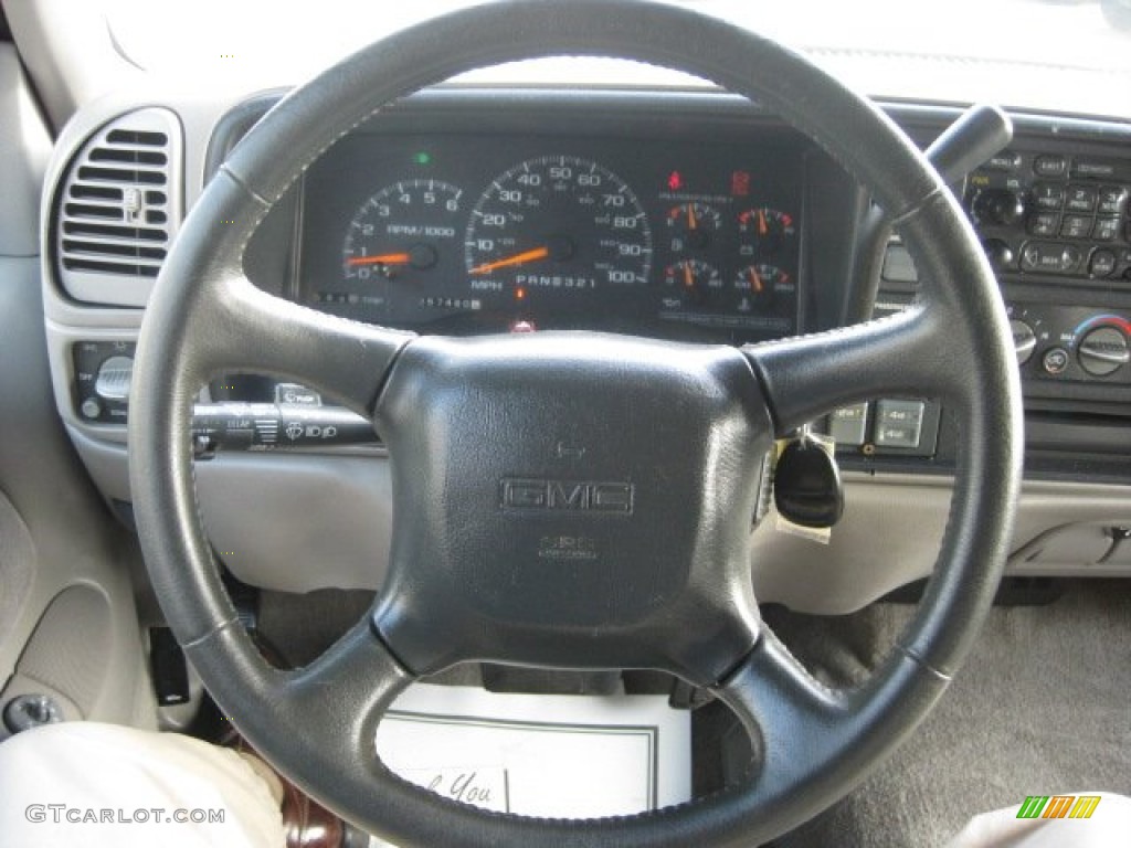 1998 Sierra 1500 SLT Extended Cab 4x4 - Laguna Green Metallic / Pewter photo #25