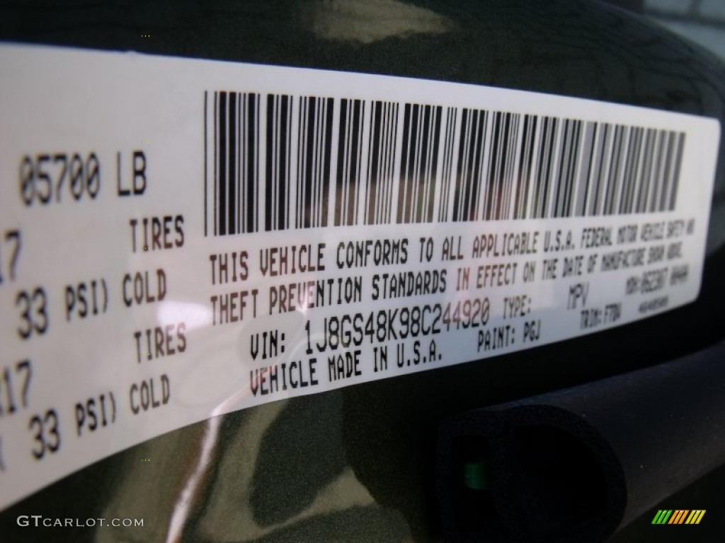 2008 Grand Cherokee Laredo - Jeep Green Metallic / Dark Slate Gray/Light Graystone photo #32