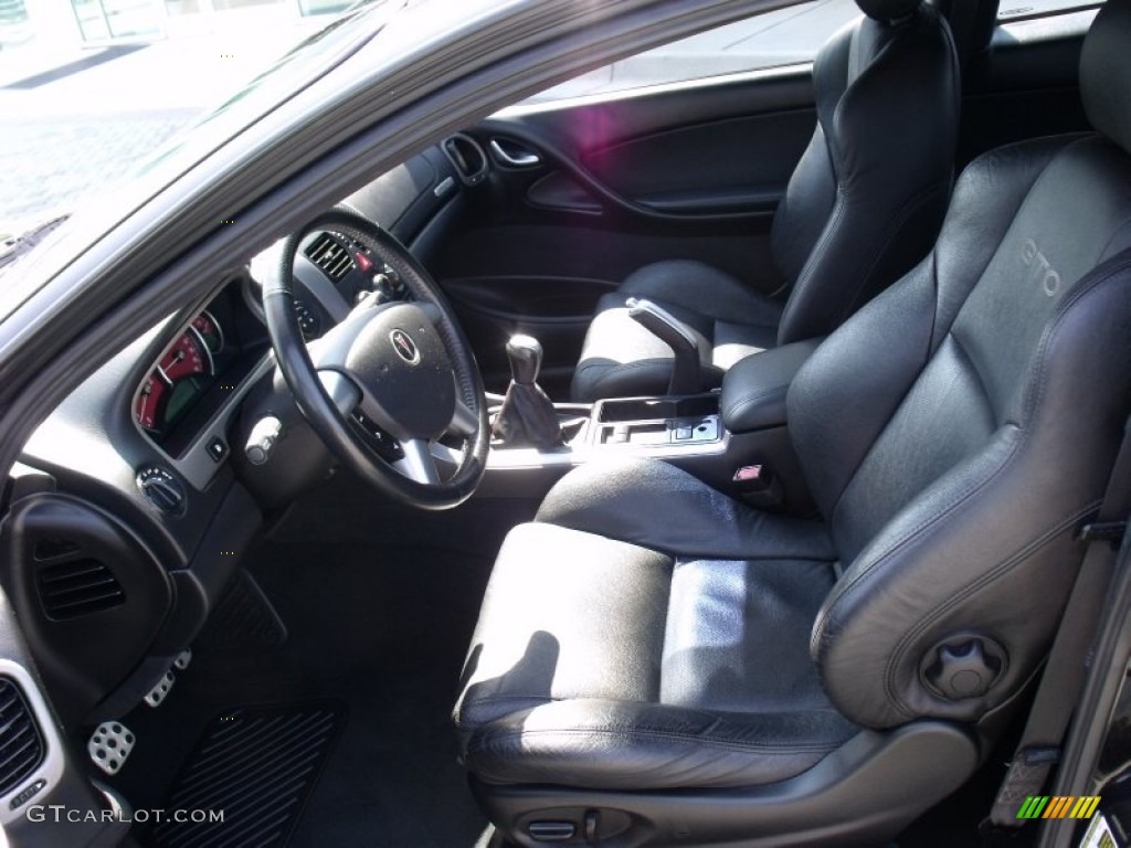 Black Interior 2004 Pontiac GTO Coupe Photo #50206428