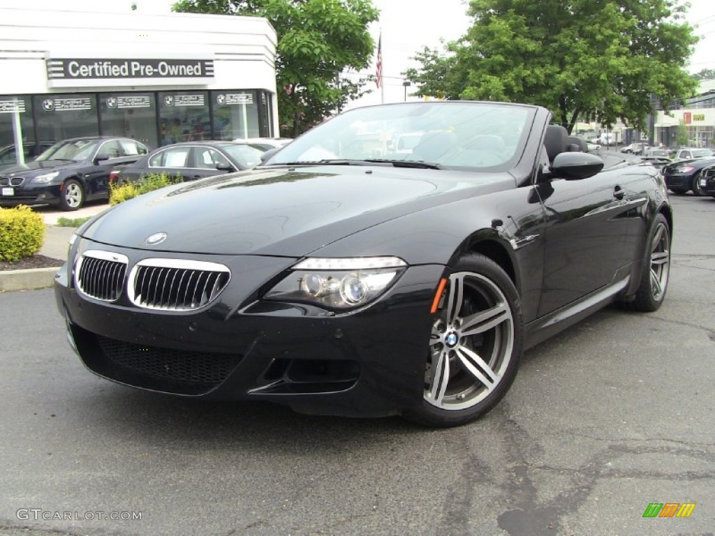 2008 M6 Convertible - Black Sapphire Metallic / Black photo #1