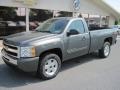 2011 Taupe Gray Metallic Chevrolet Silverado 1500 LT Regular Cab 4x4  photo #2