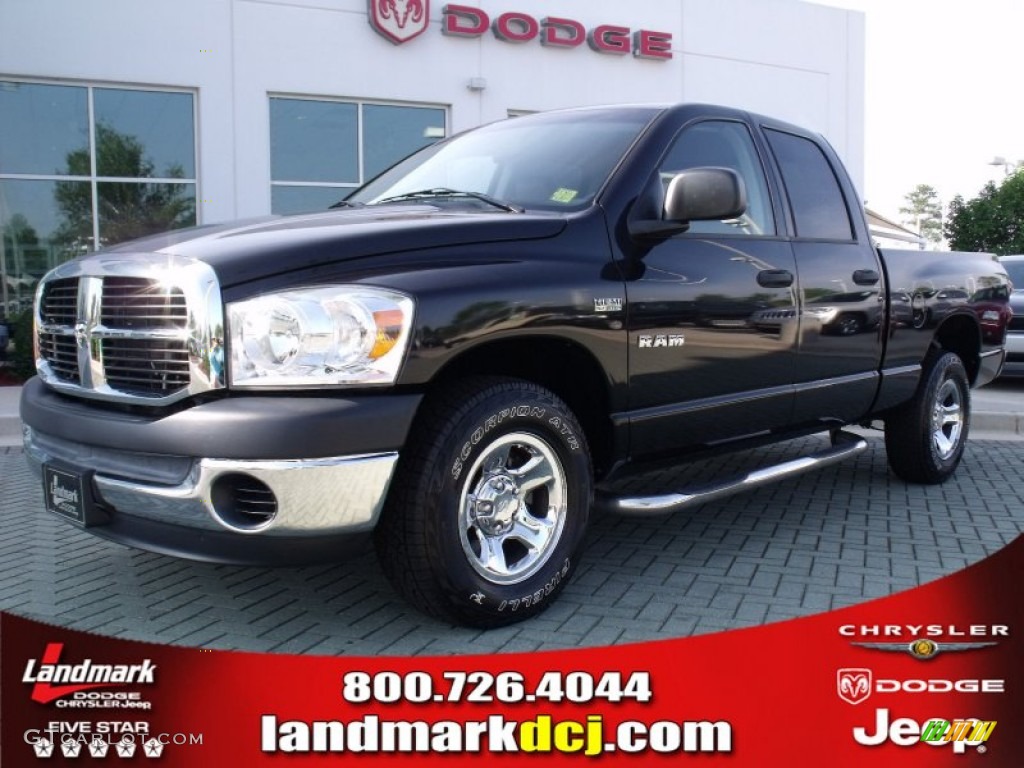 Brilliant Black Crystal Pearl Dodge Ram 1500