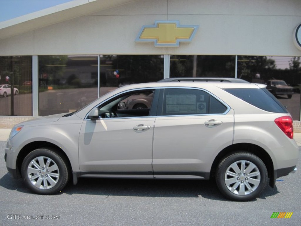 2011 Equinox LT AWD - Gold Mist Metallic / Light Titanium/Jet Black photo #1