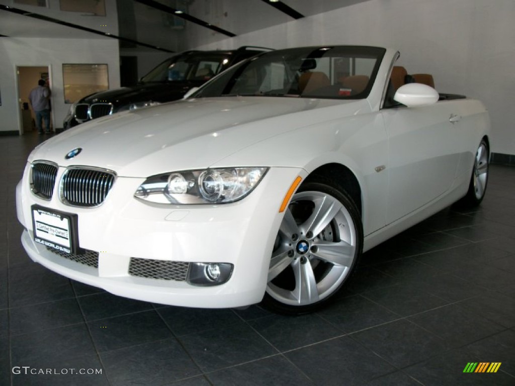 2008 3 Series 335i Convertible - Alpine White / Saddle Brown/Black photo #1
