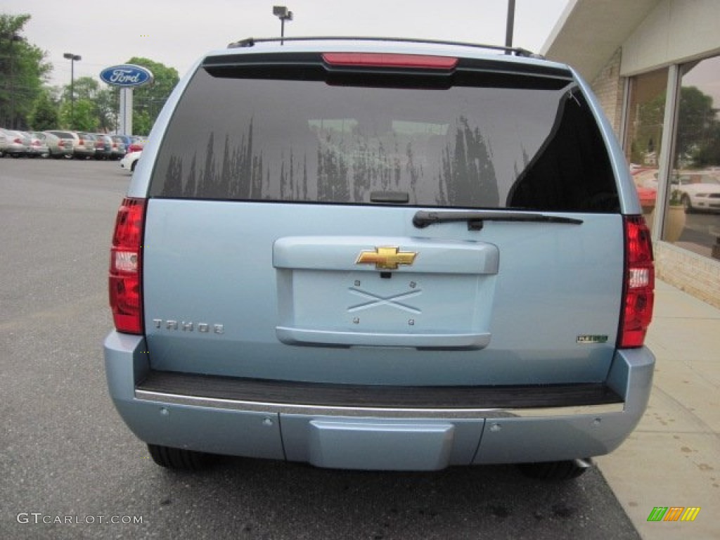 2011 Tahoe LTZ 4x4 - Ice Blue Metallic / Ebony photo #10